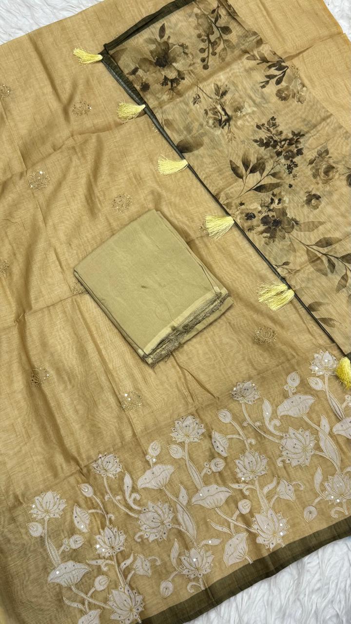 3Pcs Set Dress Material
