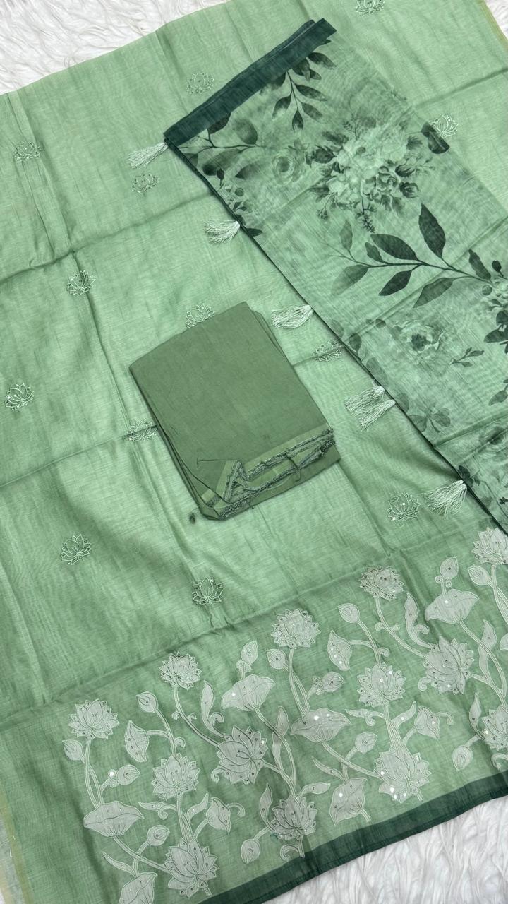 3Pcs Set Dress Material