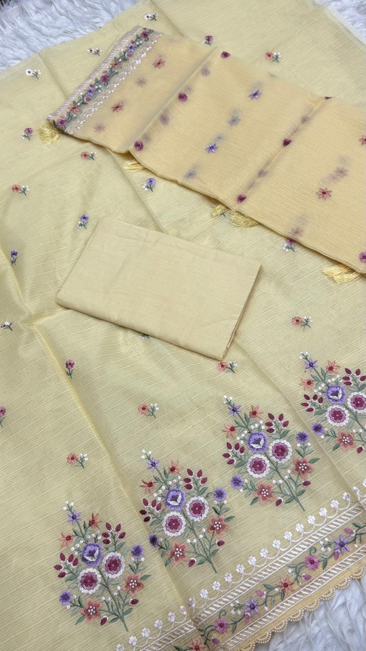 3Pcs Set Dress Material