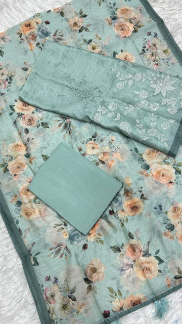 3Pcs Set Dress Material