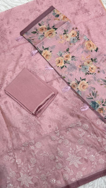 3Pcs Set Dress Material