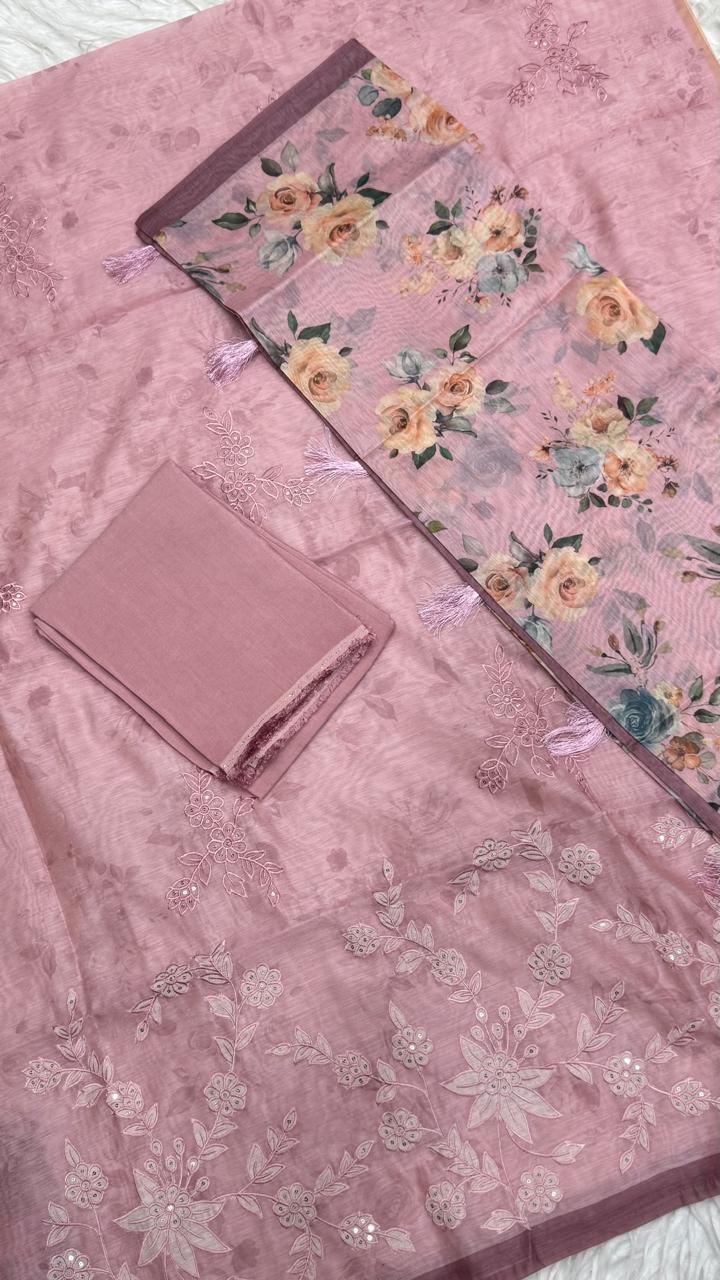 3Pcs Set Dress Material