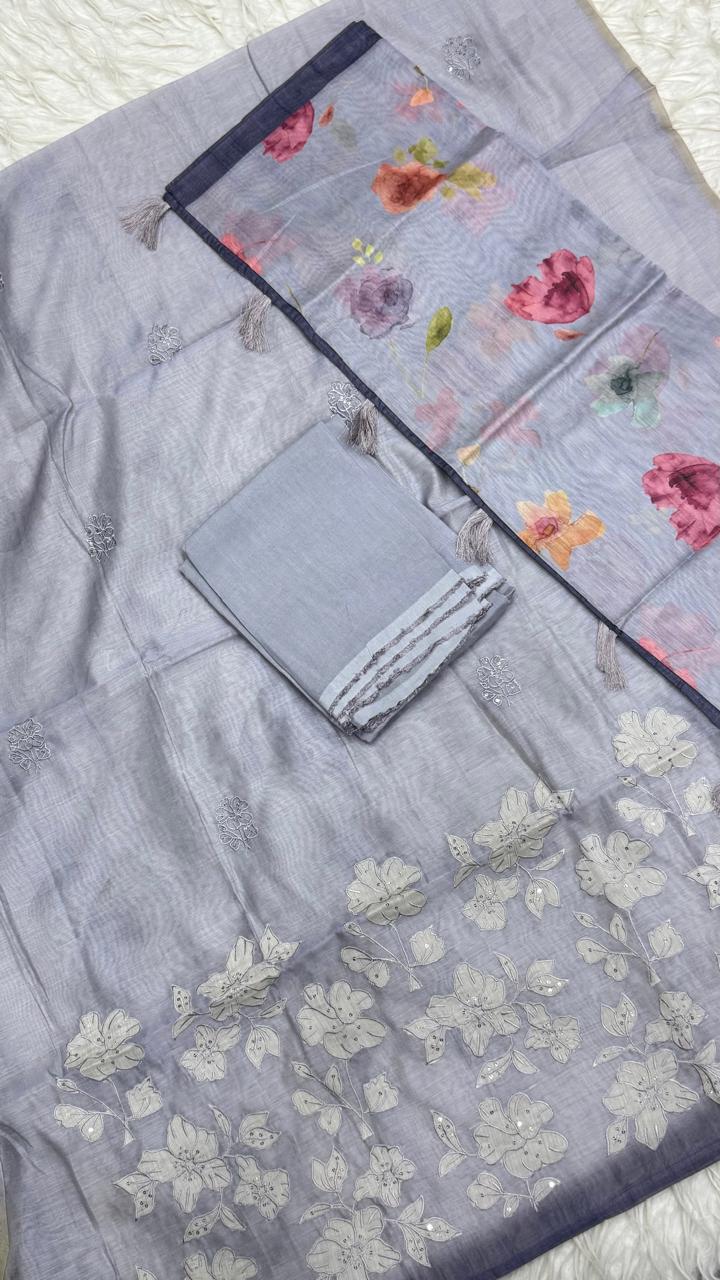 3Pcs Set Dress Material