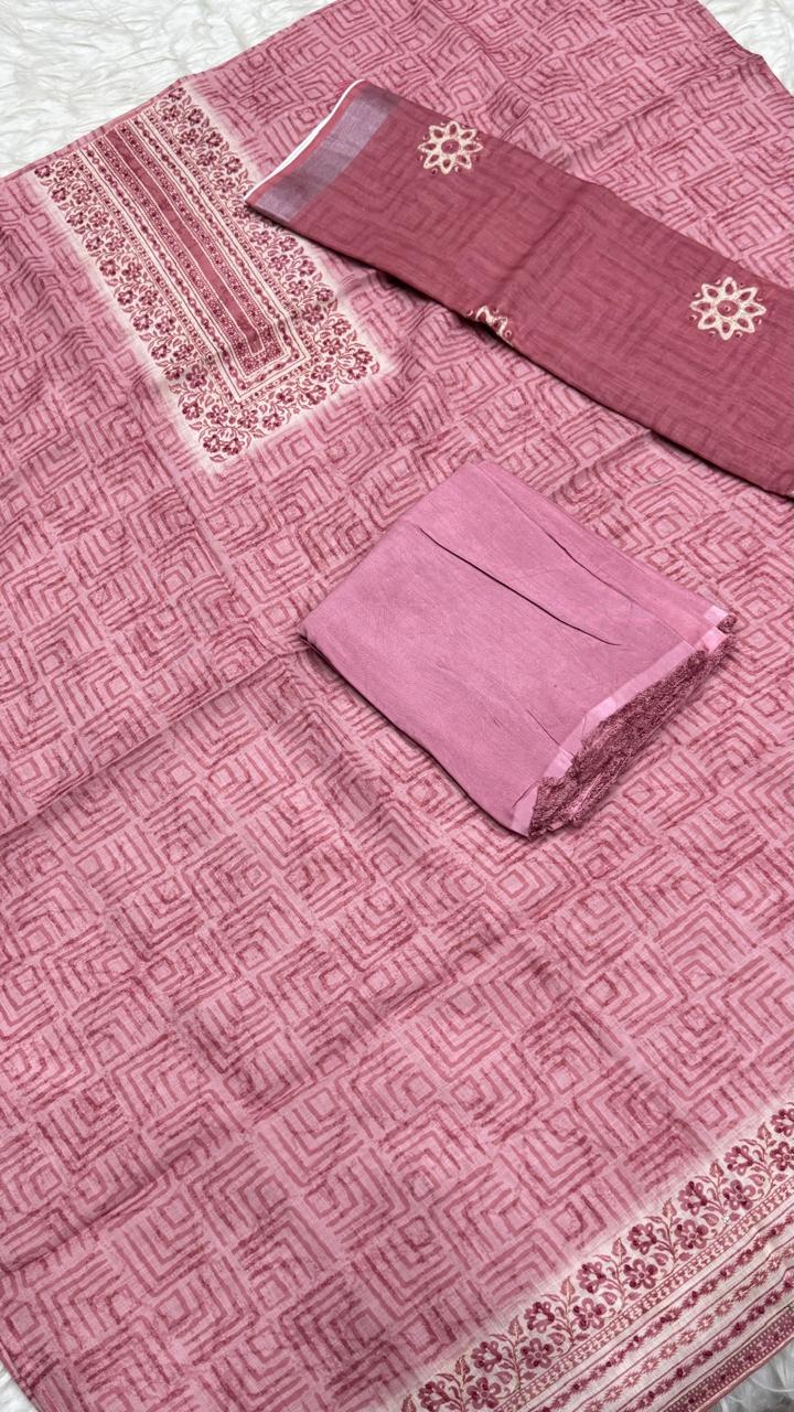 3Pcs Set Dress Material
