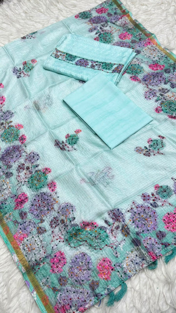 3Pcs Set Dress Material