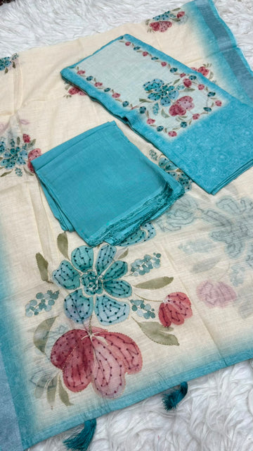 3Pcs Set Dress Material