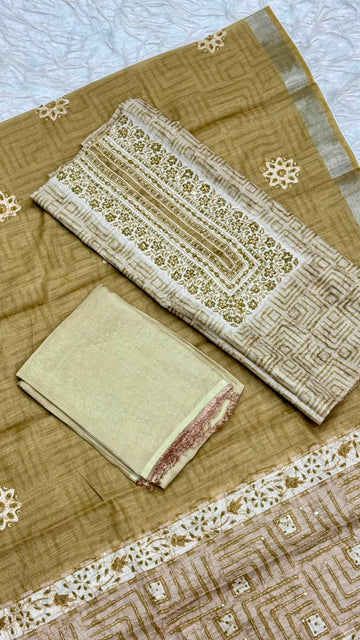 3Pcs Set Dress Material