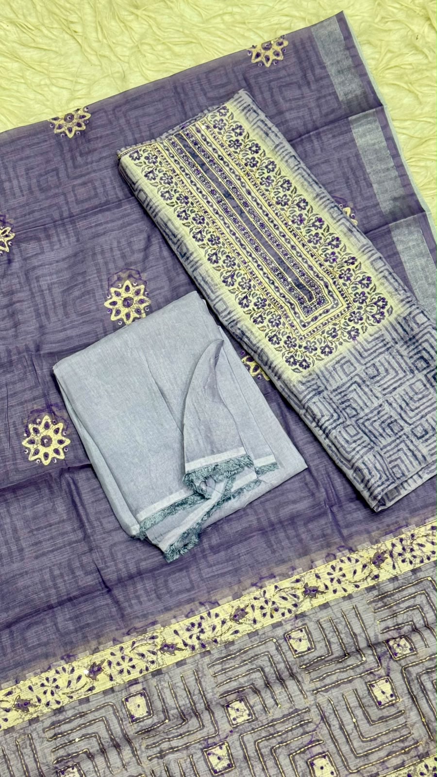 3Pcs Set Dress Material