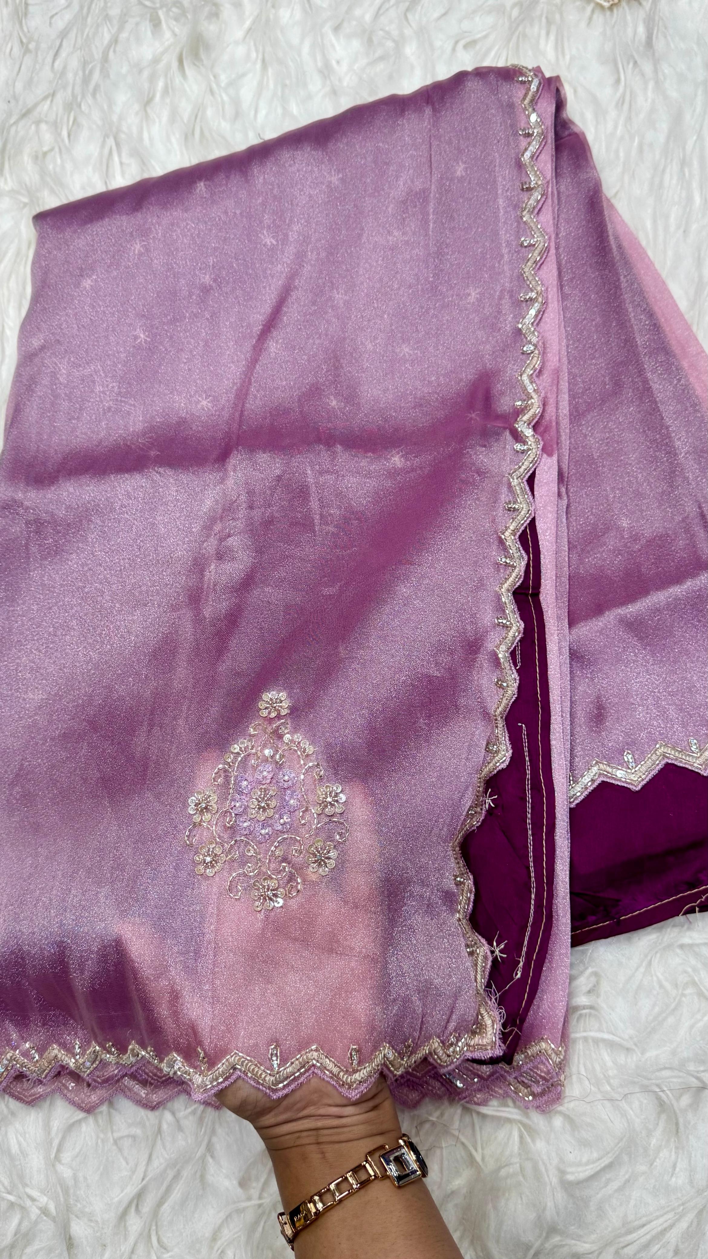 Designer Handwork Saree