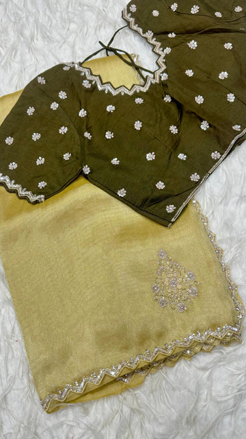 Designer Handwork Saree