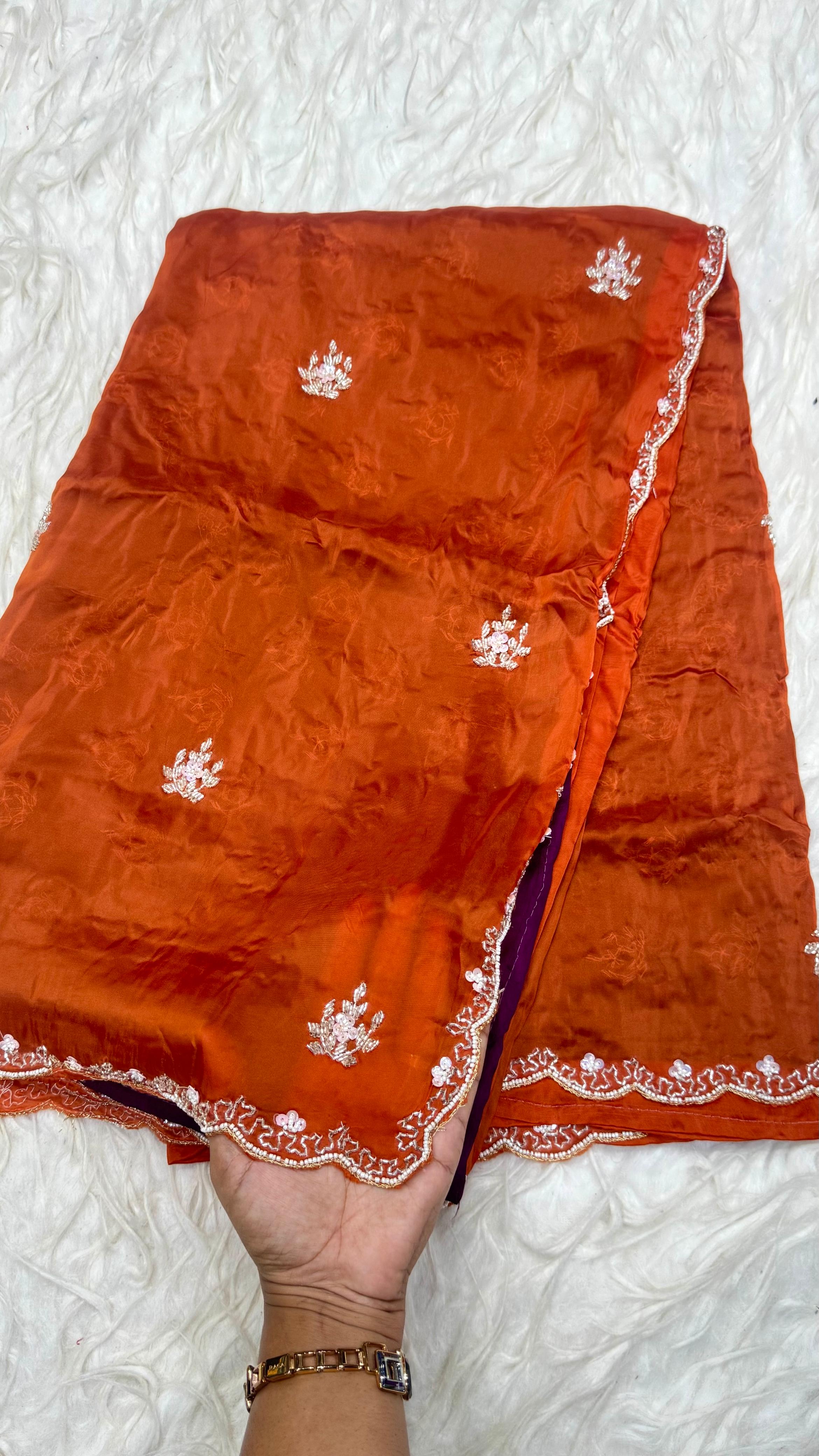 Designer Handwork Saree