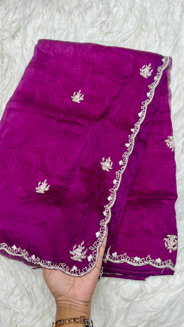 Designer Handwork Saree