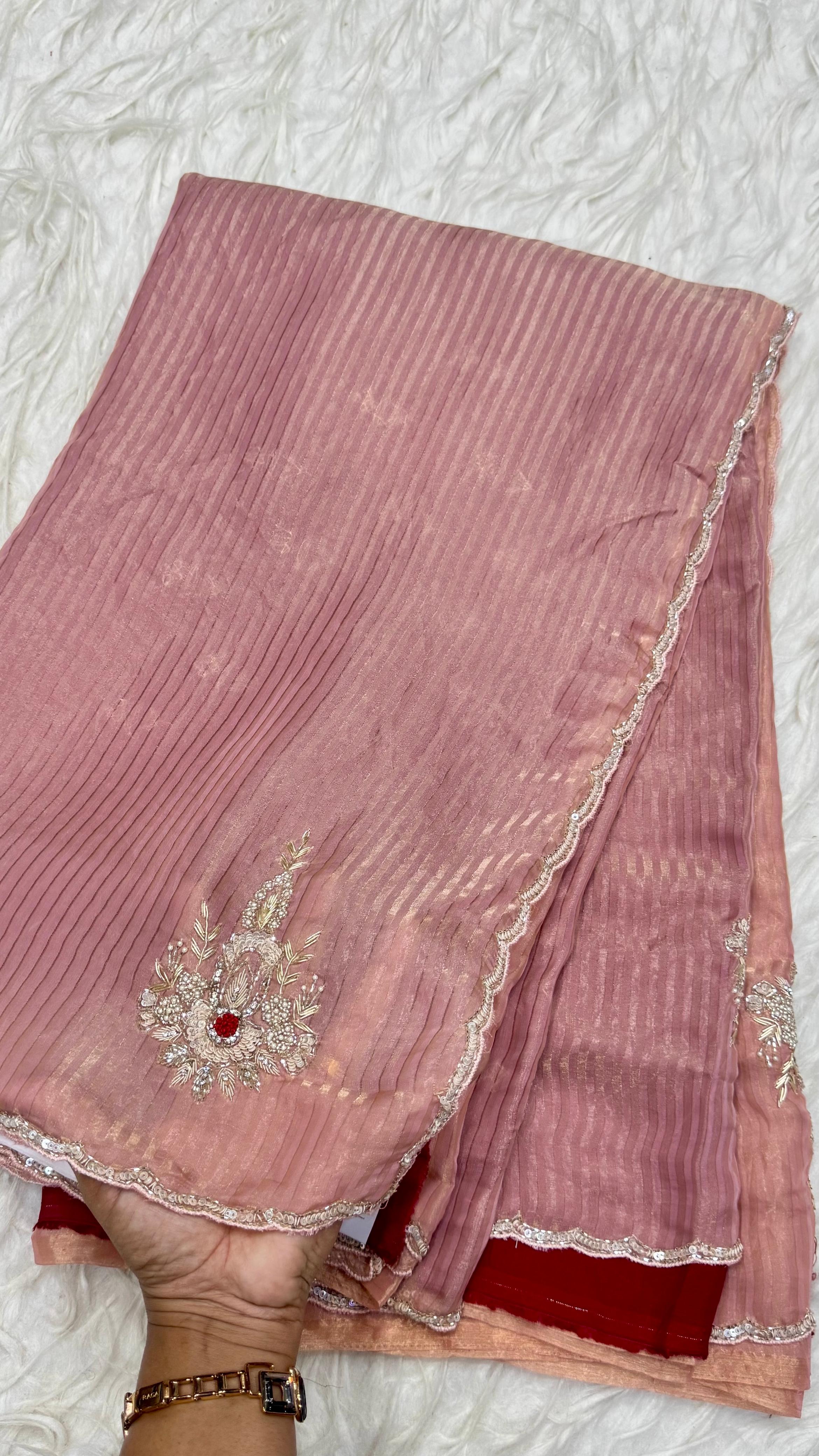 Designer Handwork Saree