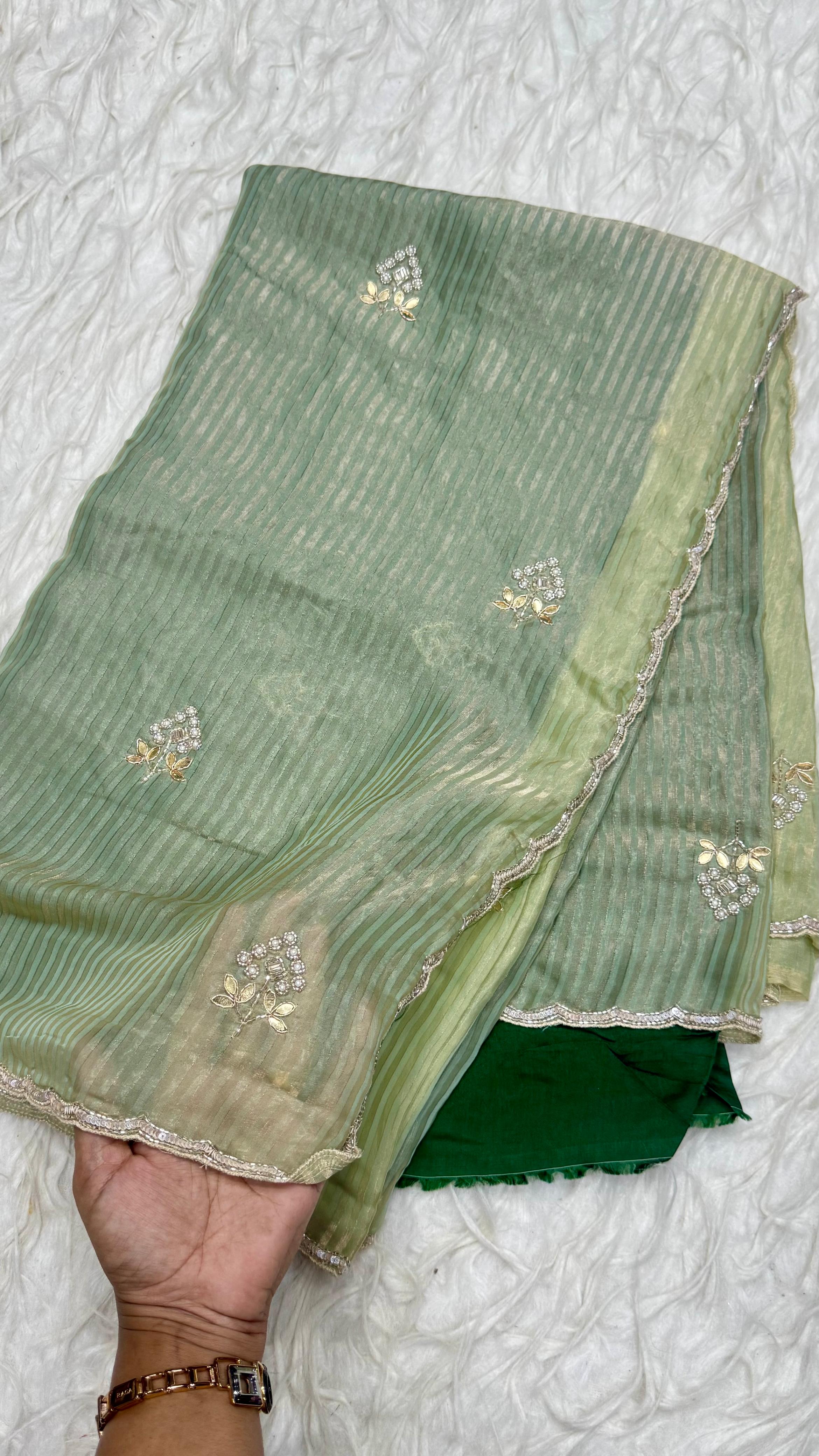 Designer Handwork Saree