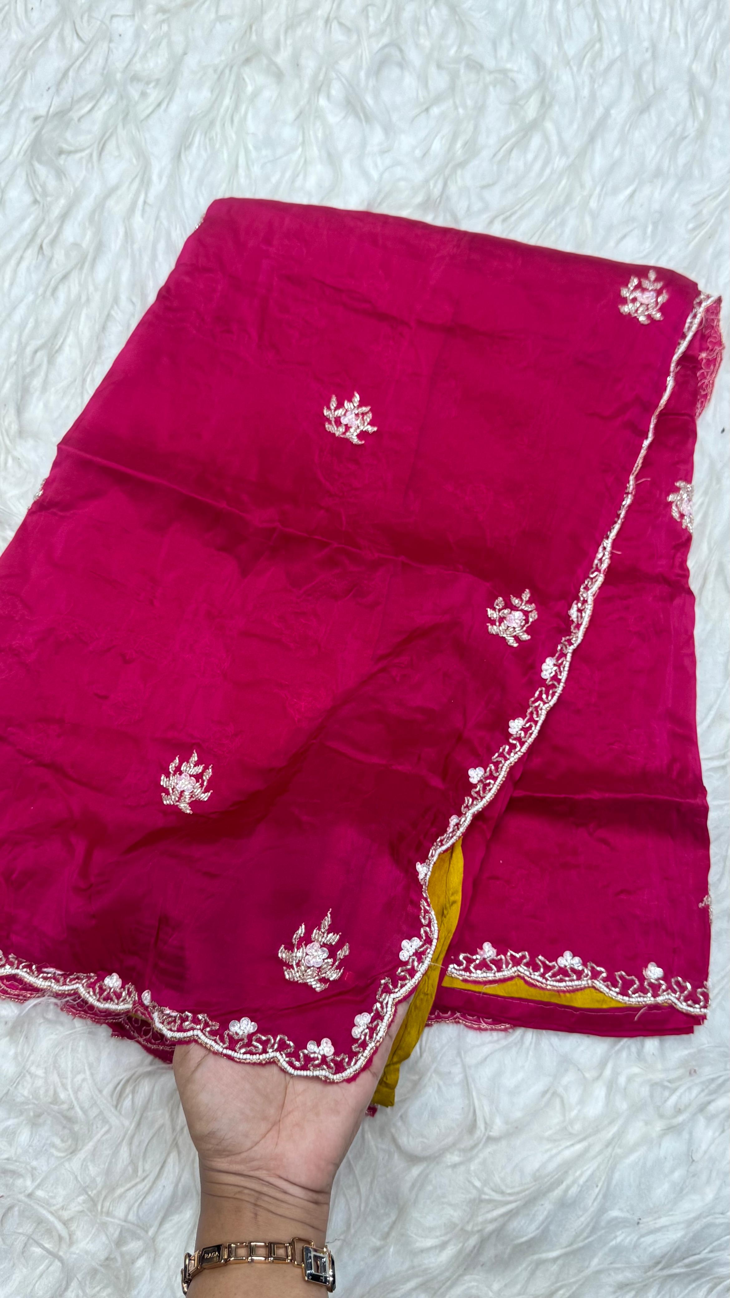 Designer Handwork Saree