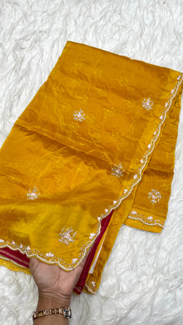 Designer Handwork Saree