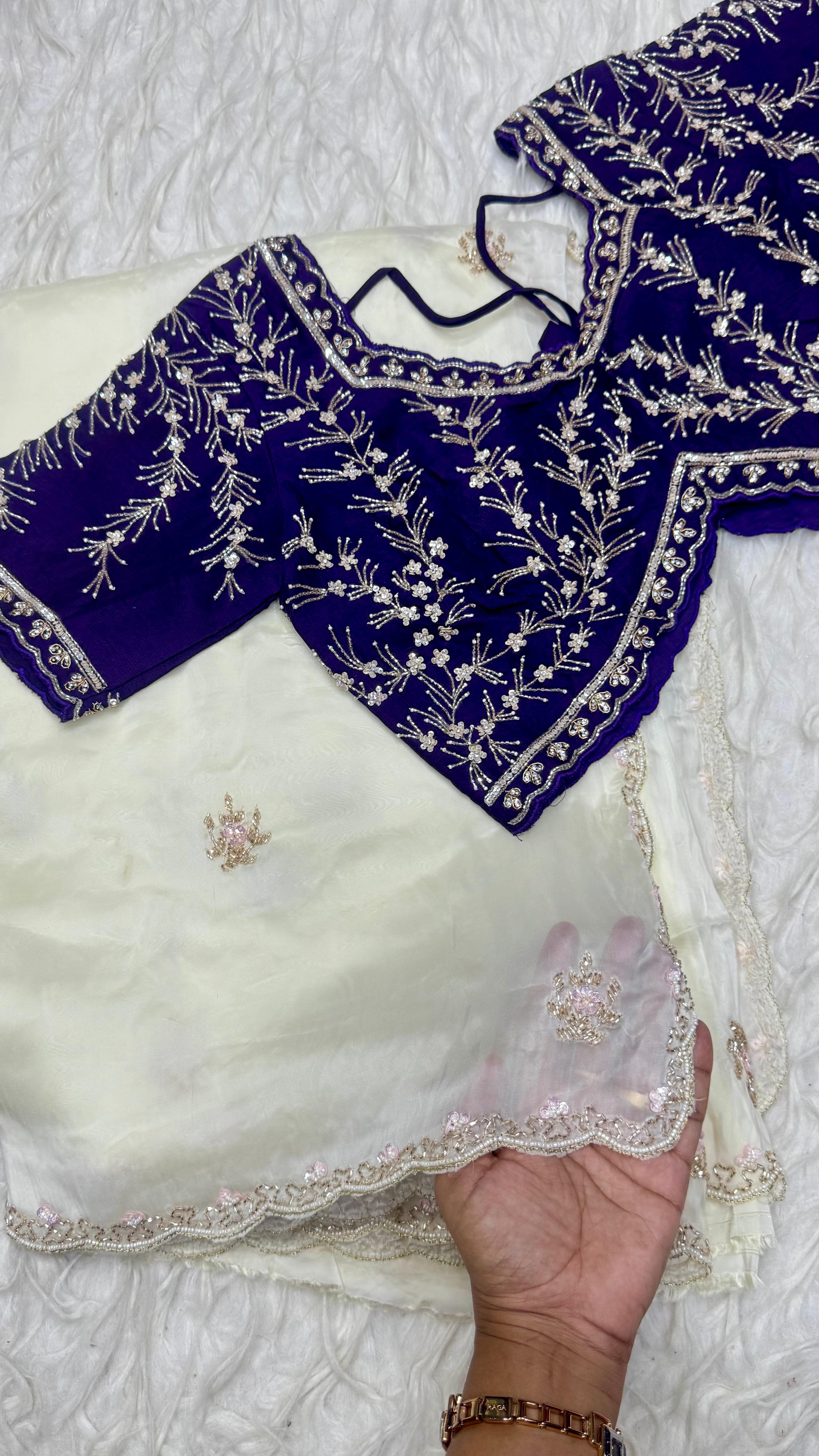 Designer Handwork Saree
