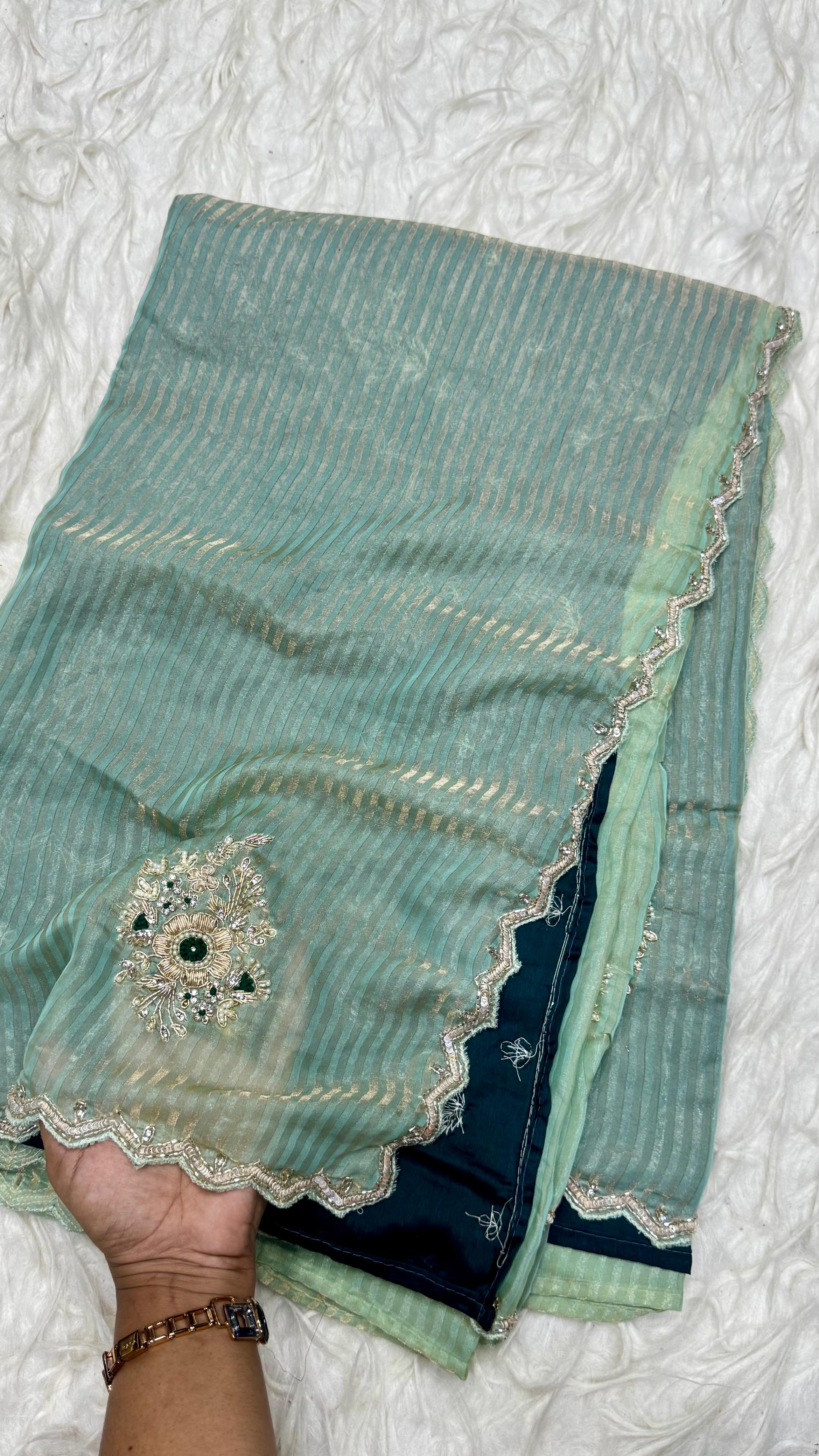 Designer Handwork Saree