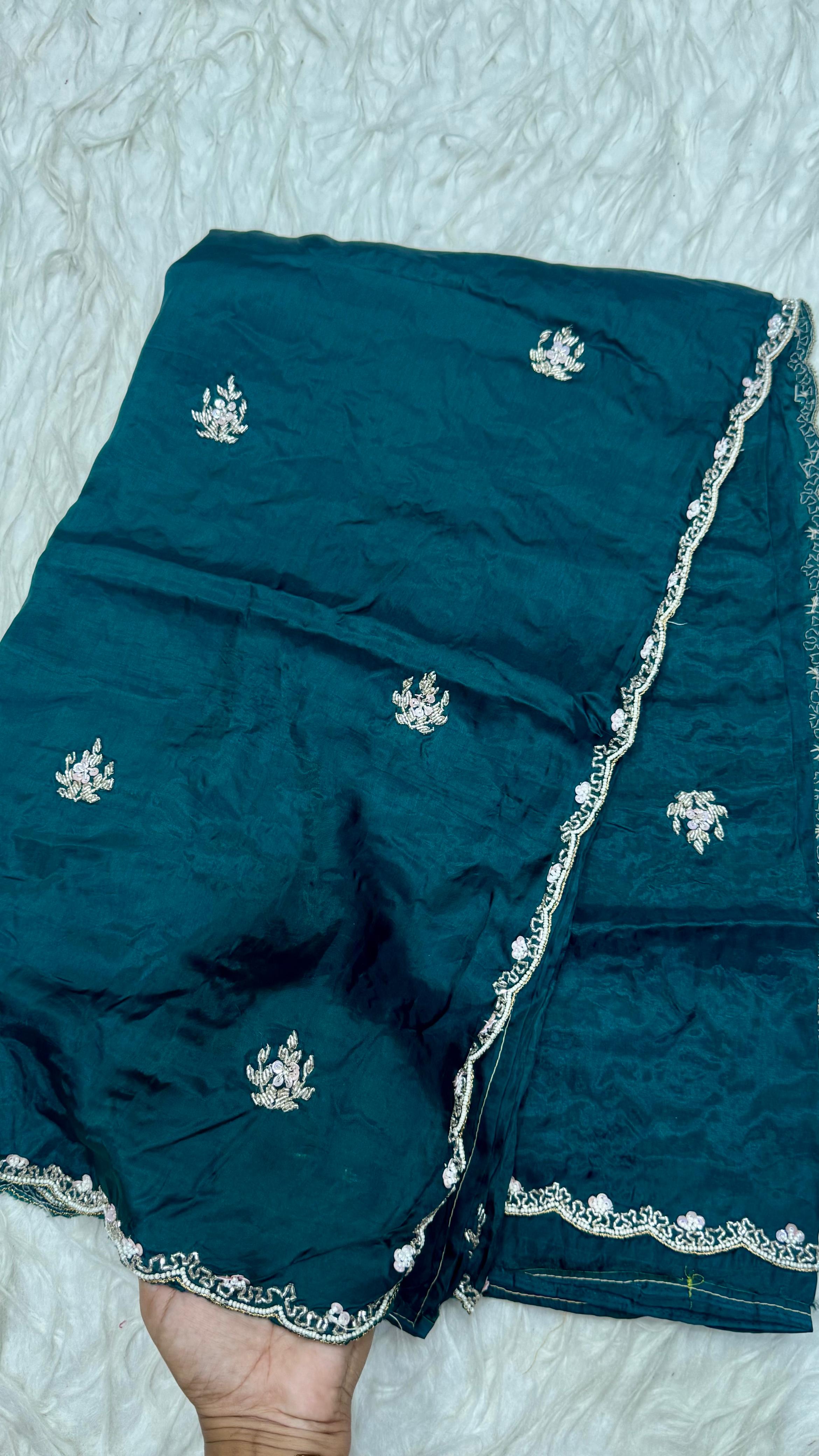 Designer Handwork Saree
