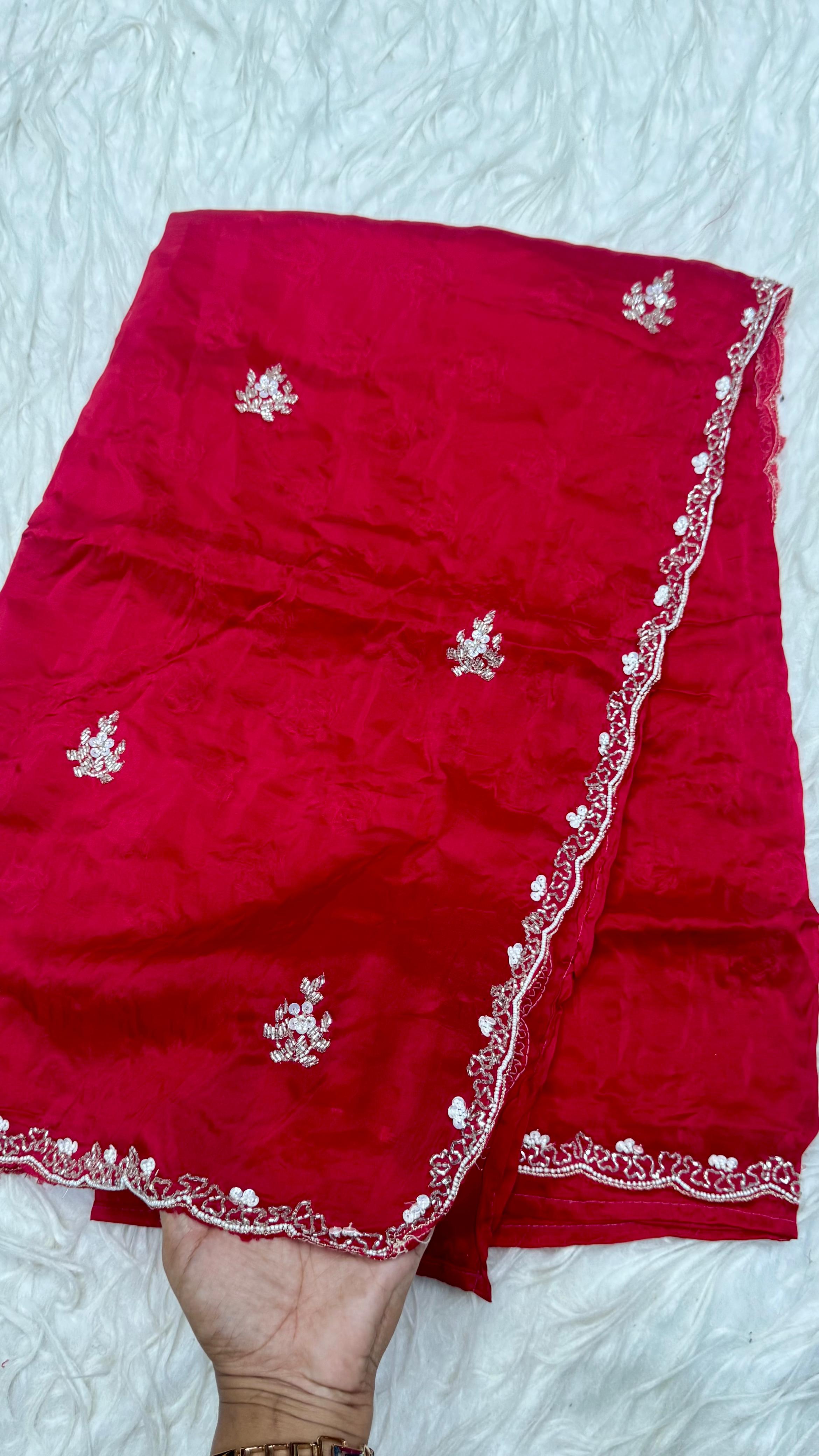 Designer Handwork Saree