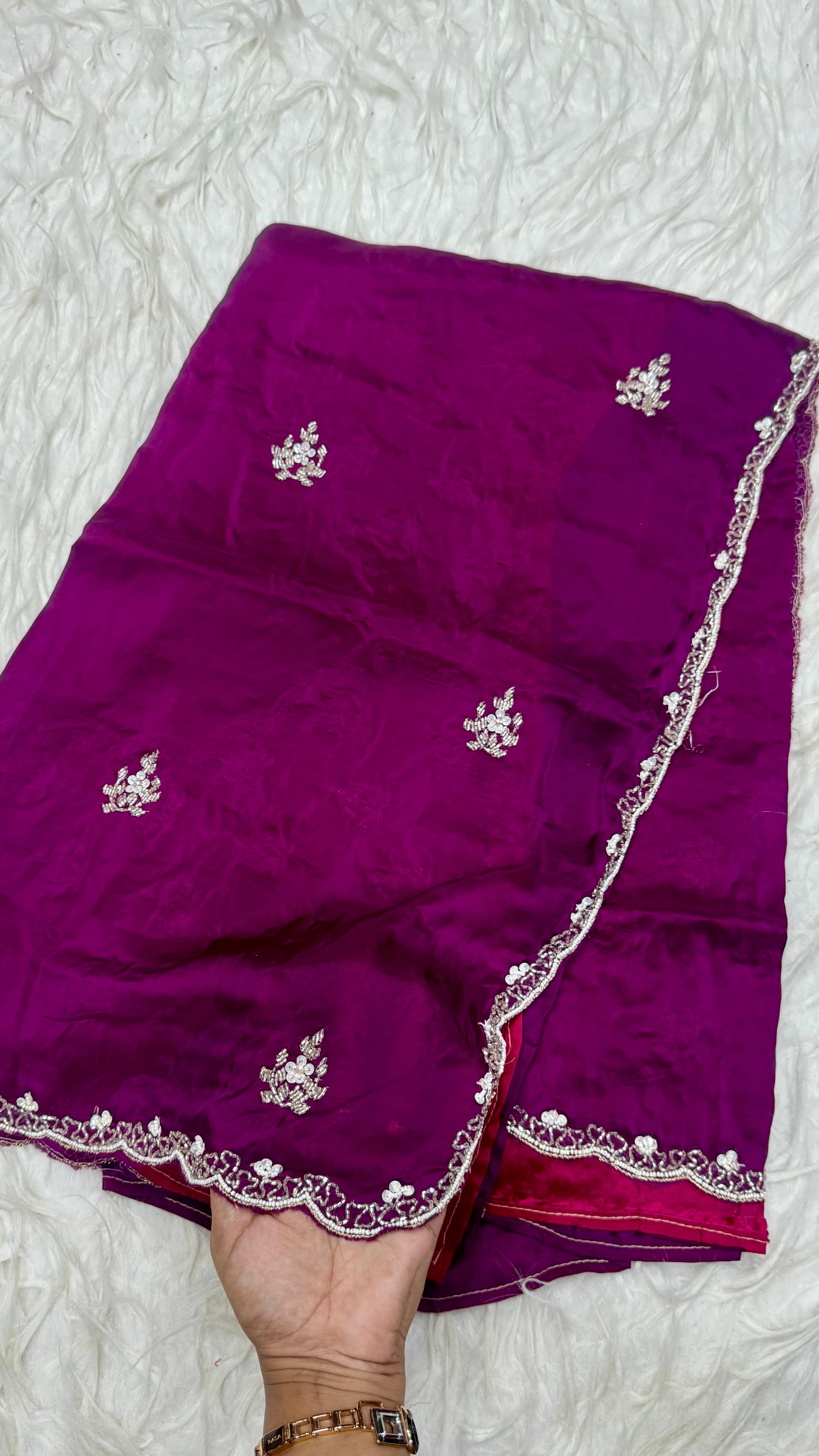 Designer Handwork Saree