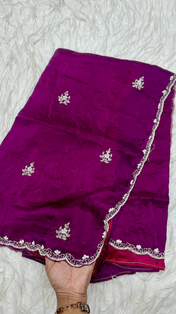 Designer Handwork Saree
