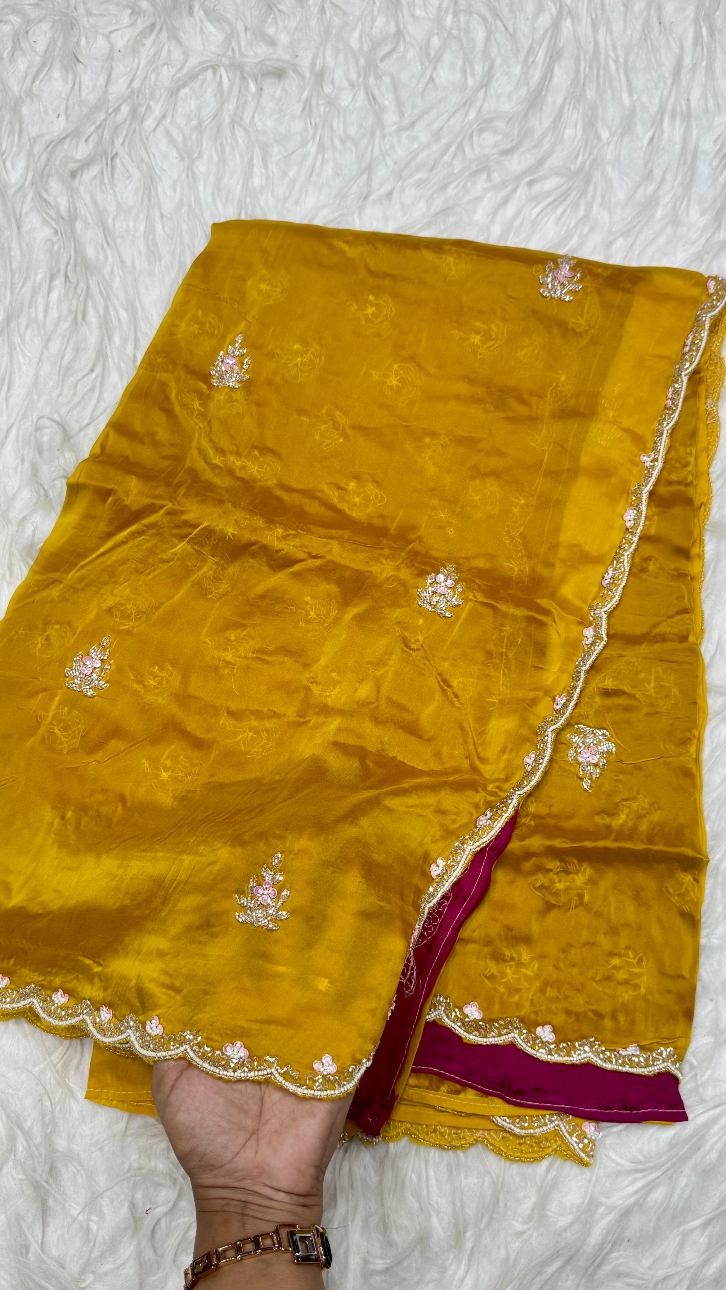 Designer Handwork Saree