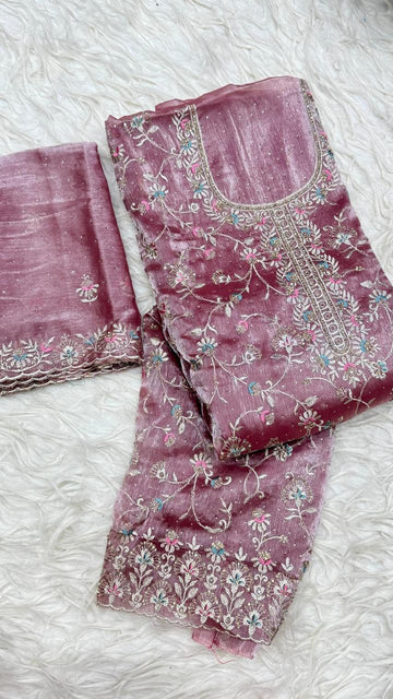 Party Wear 3 Piece Dress Material