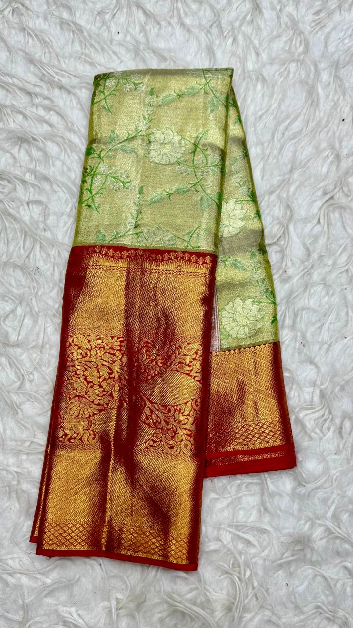 Pure 72Gram Tissue Kanjivaram Pattu Saree