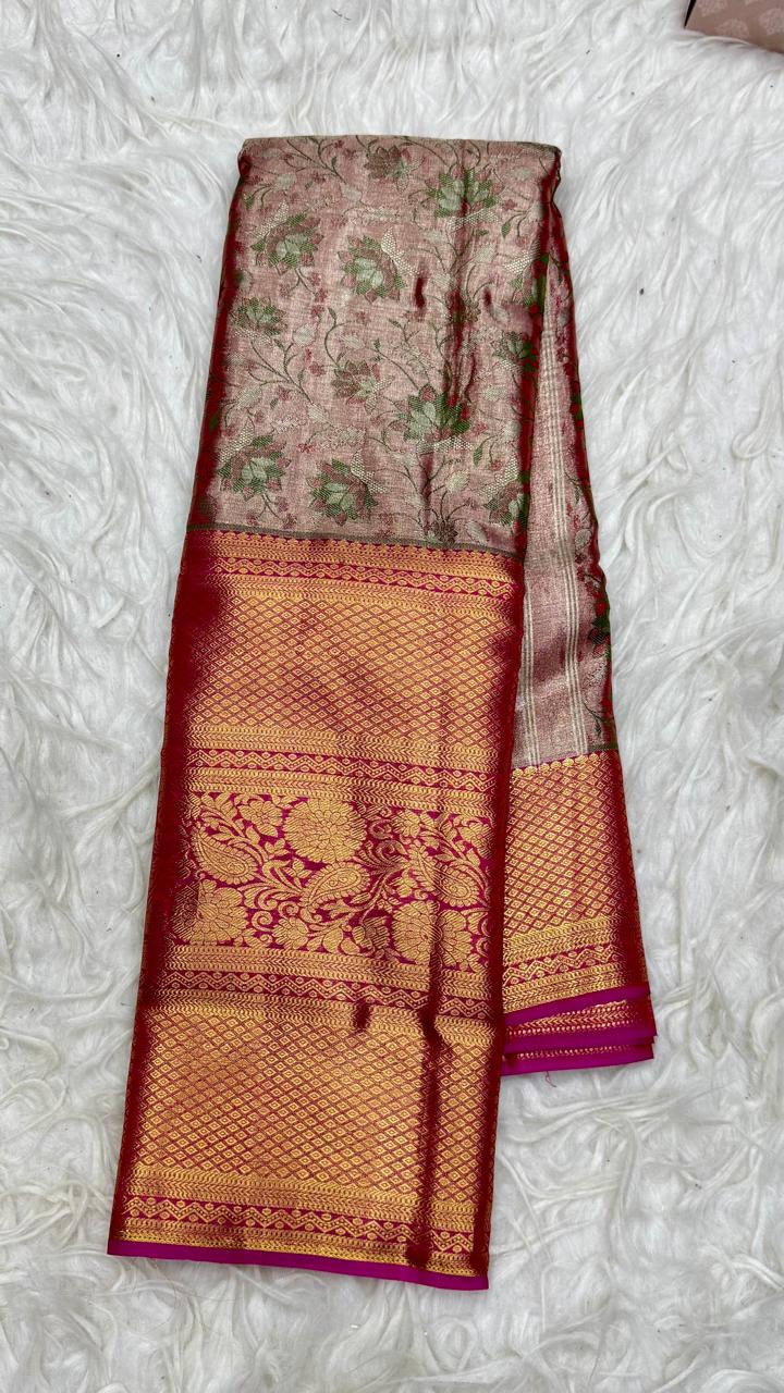 Pure 72Gram Tissue Kanjivaram Pattu Saree