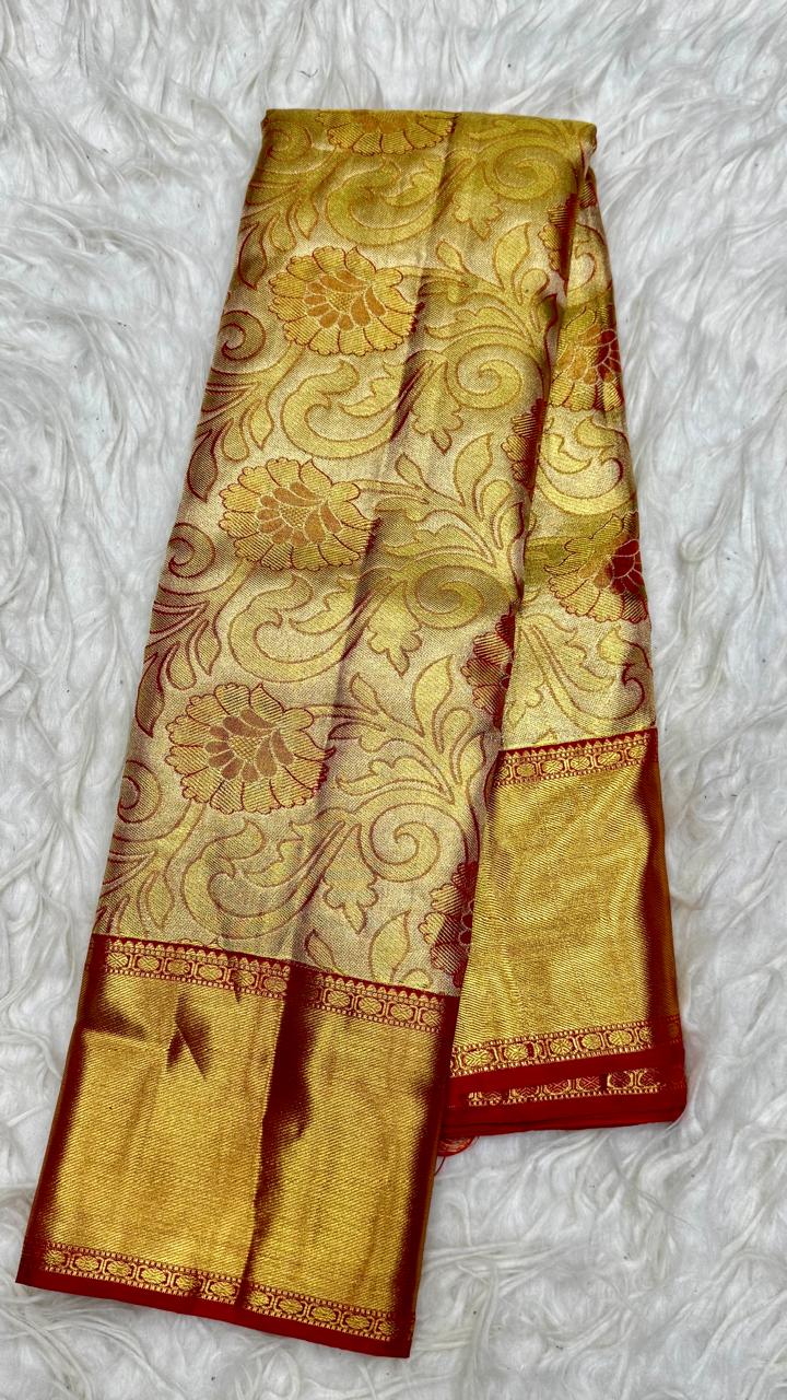 Pure 72Gram Tissue Kanjivaram Pattu Saree