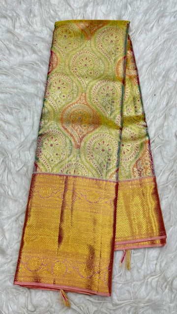 Pure 72Gram Tissue Kanjivaram Pattu Saree