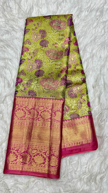Pure 72Gram Tissue Kanjivaram Pattu Saree