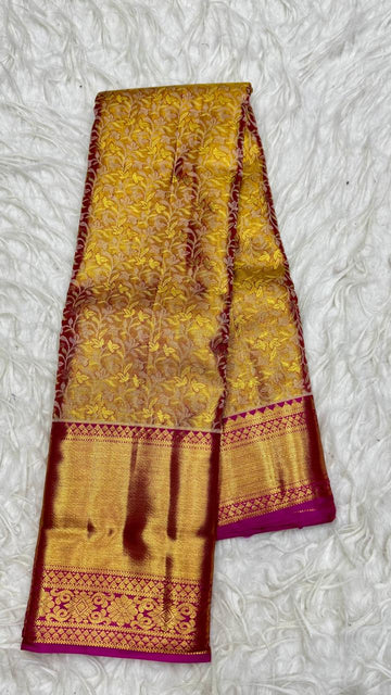 Pure 72Gram Tissue Kanjivaram Pattu Saree