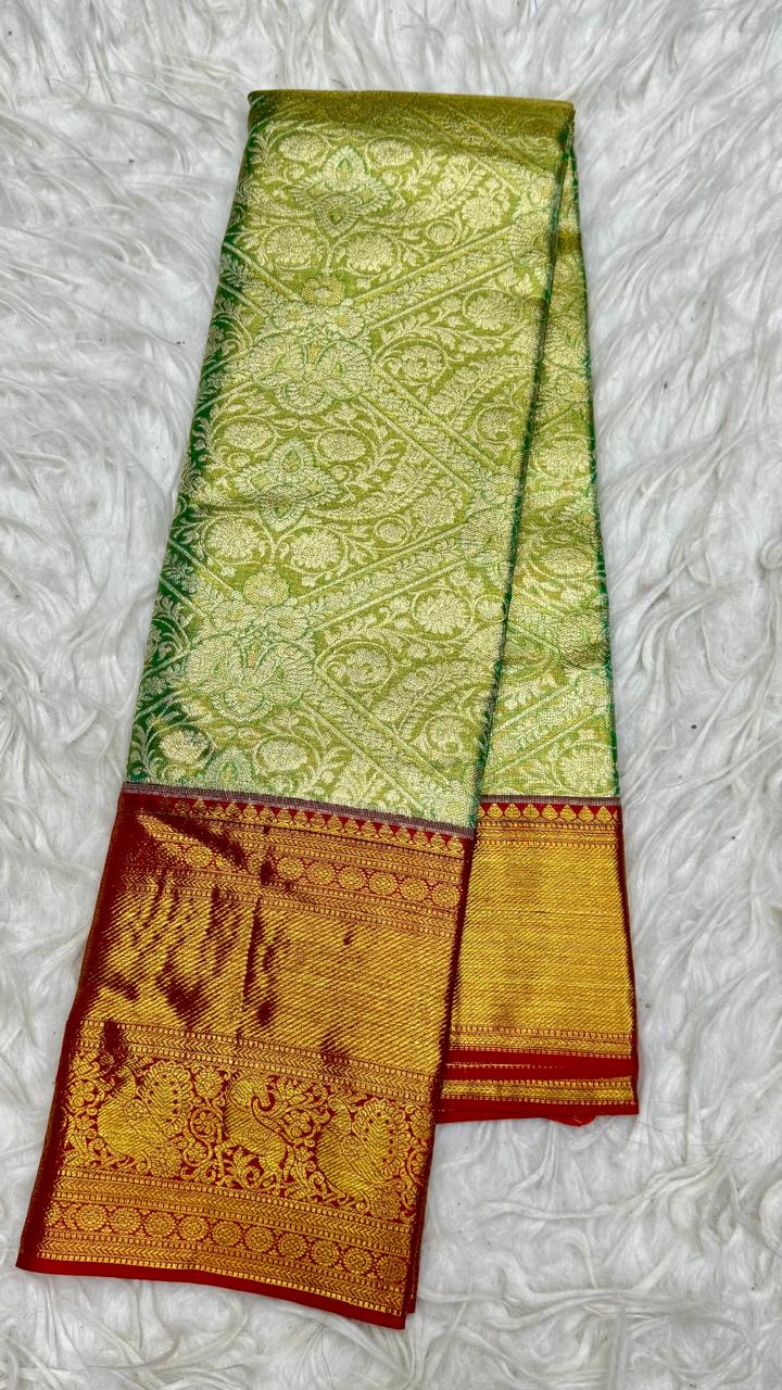 Pure 72Gram Tissue Kanjivaram Pattu Saree