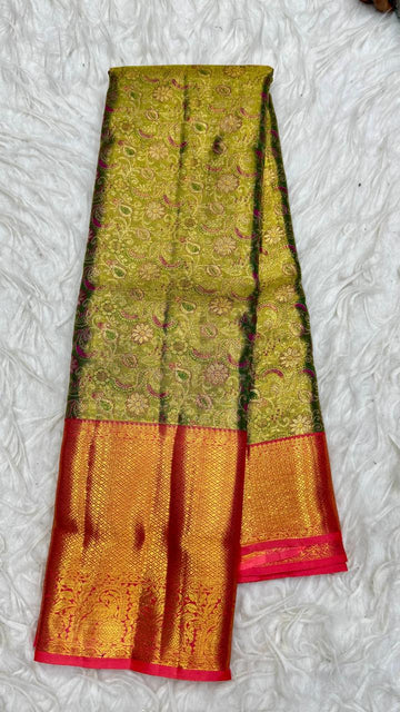 Pure 72Gram Tissue Kanjivaram Pattu Saree
