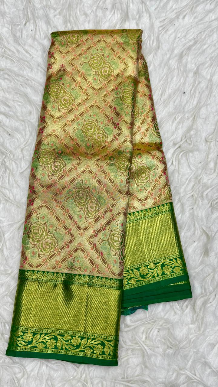 Pure 72Gram Tissue Kanjivaram Pattu Saree