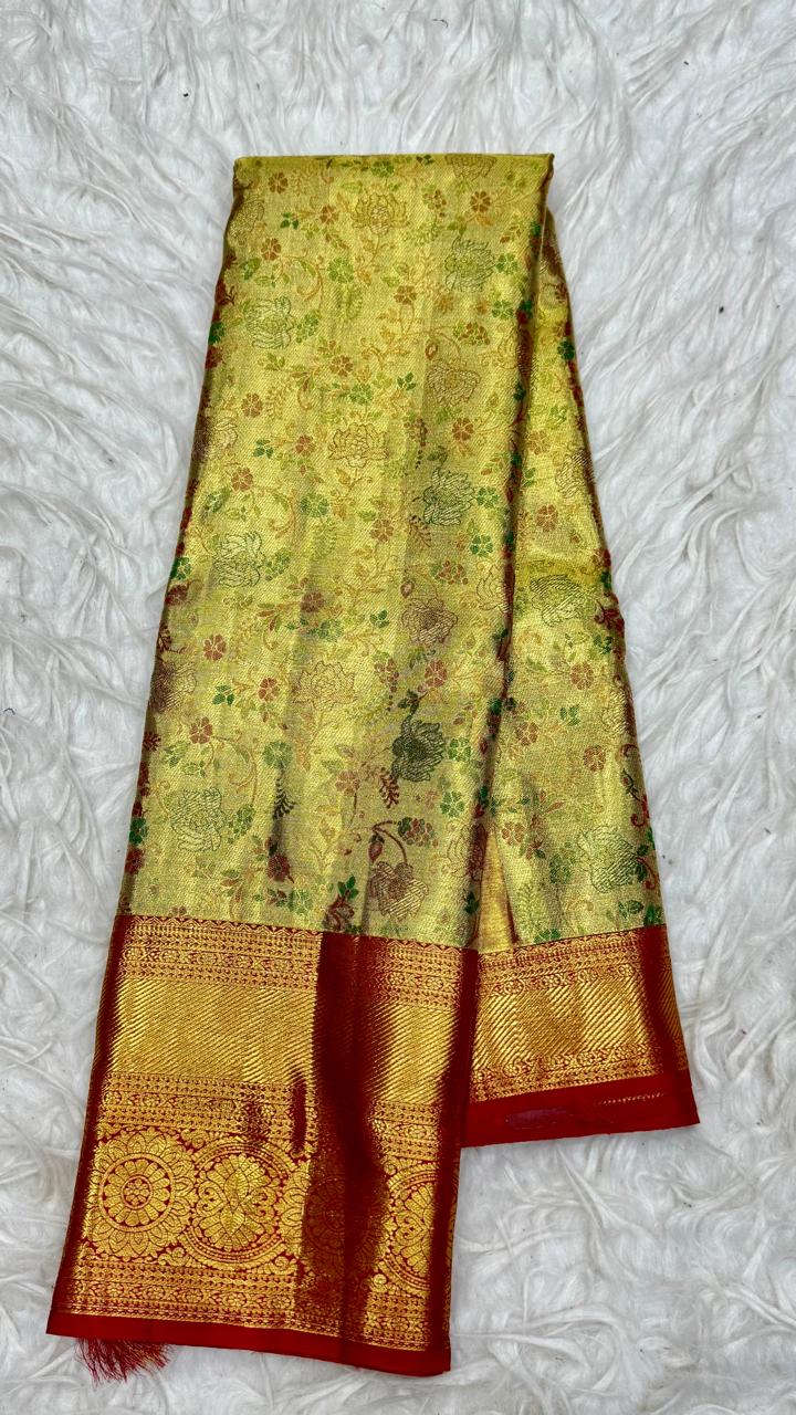 Pure 72Gram Tissue Kanjivaram Pattu Saree