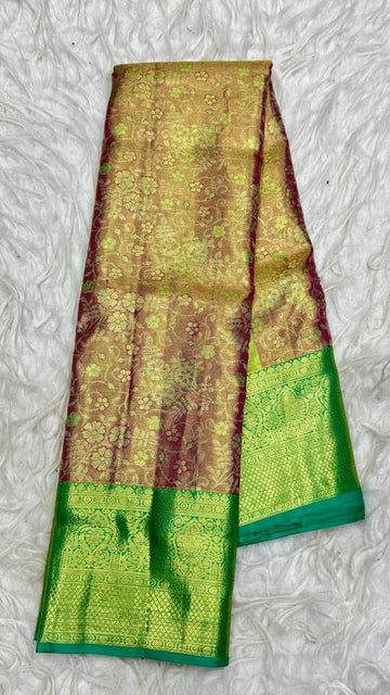 Pure 72Gram Tissue Kanjivaram Pattu Saree
