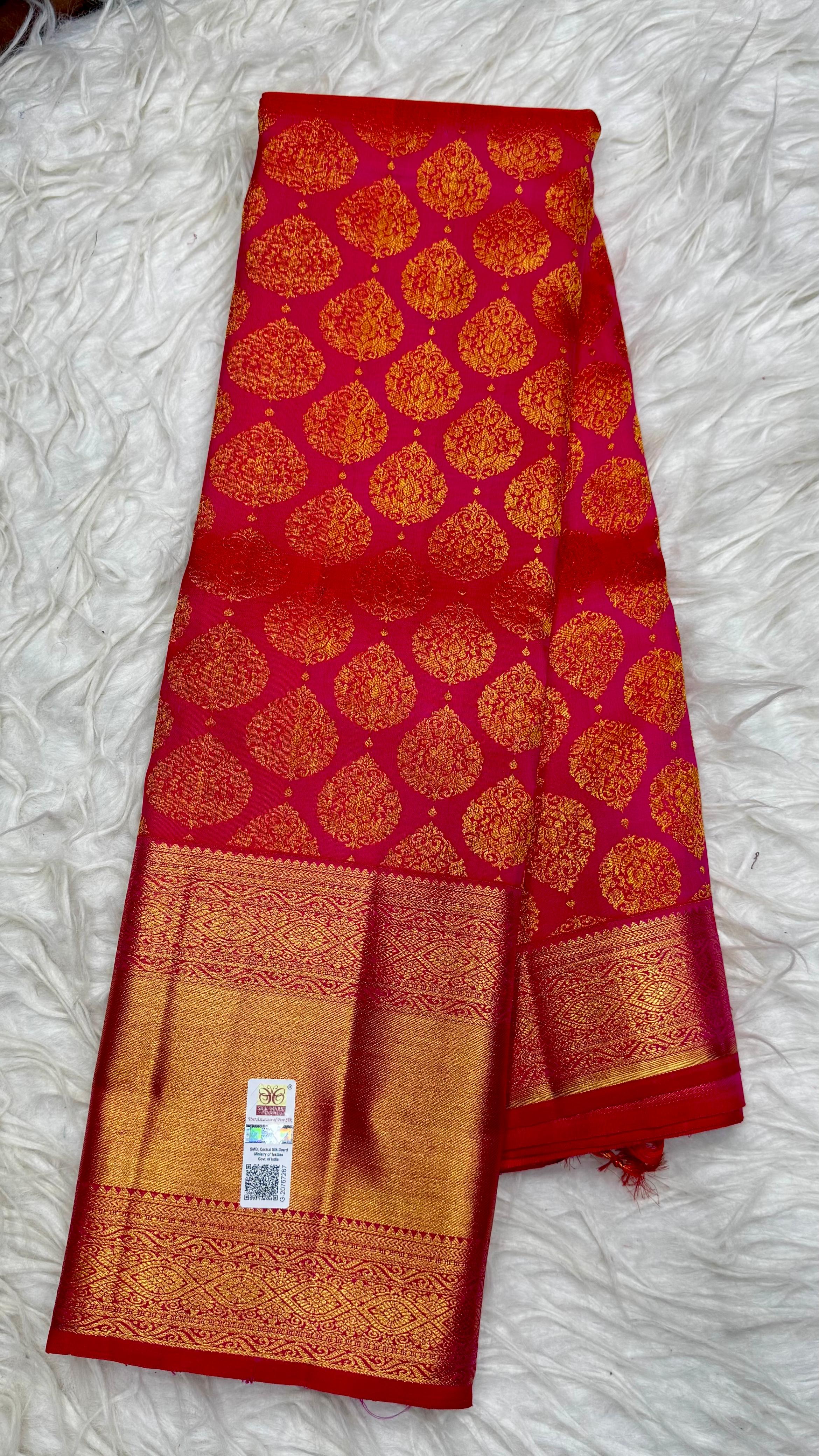 Pure Kanjivaram Pattu Saree