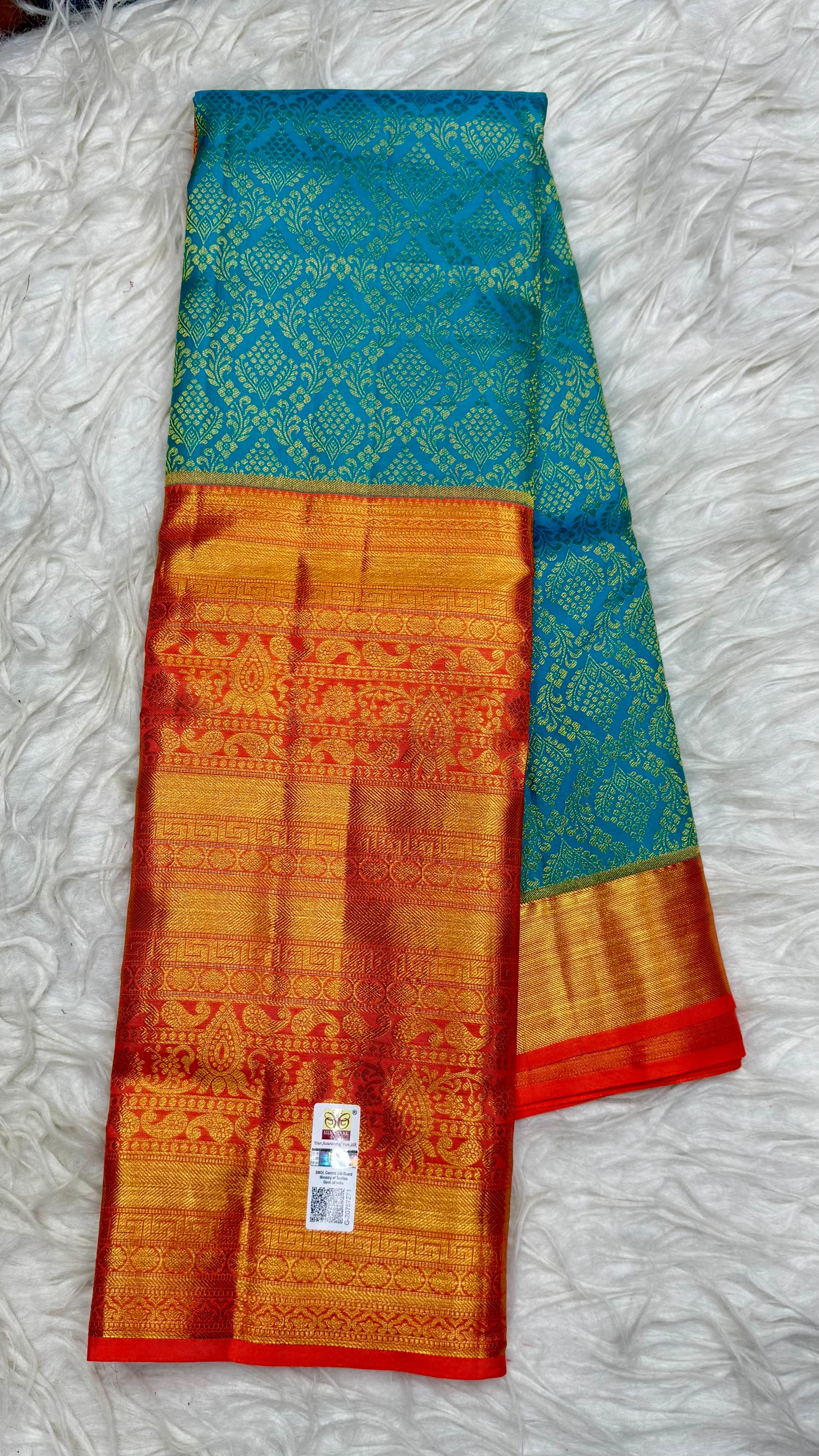 Pure Kanjivaram Pattu Saree