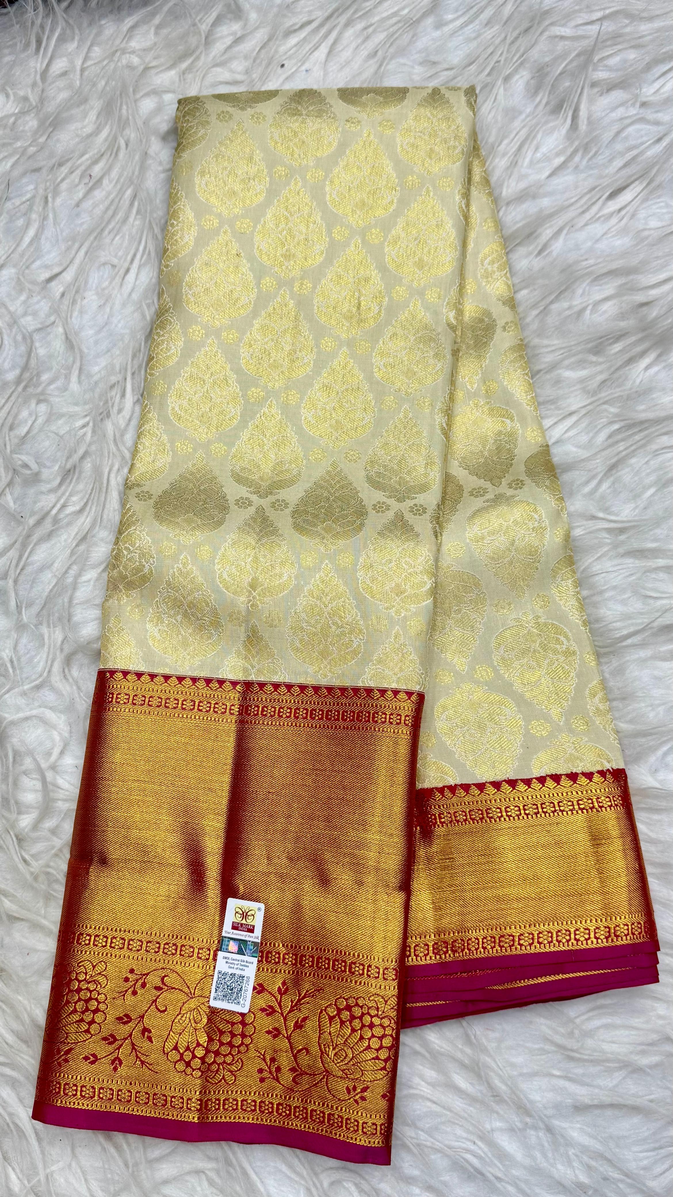 Pure Kanjivaram Pattu Saree