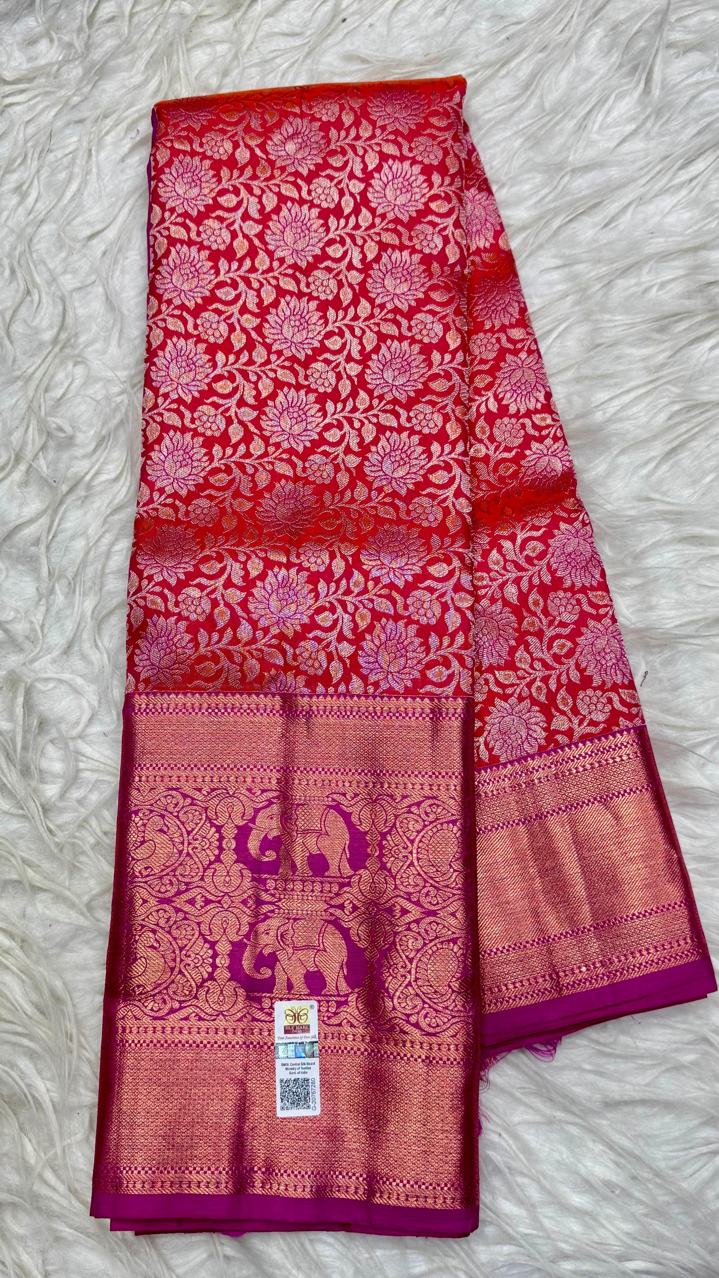 Pure Kanjivaram Pattu Saree