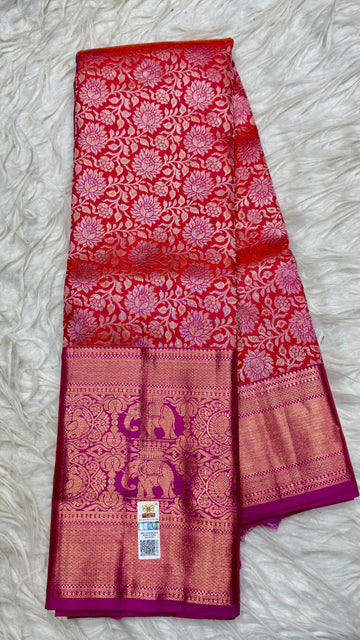 Pure Kanjivaram Pattu Saree