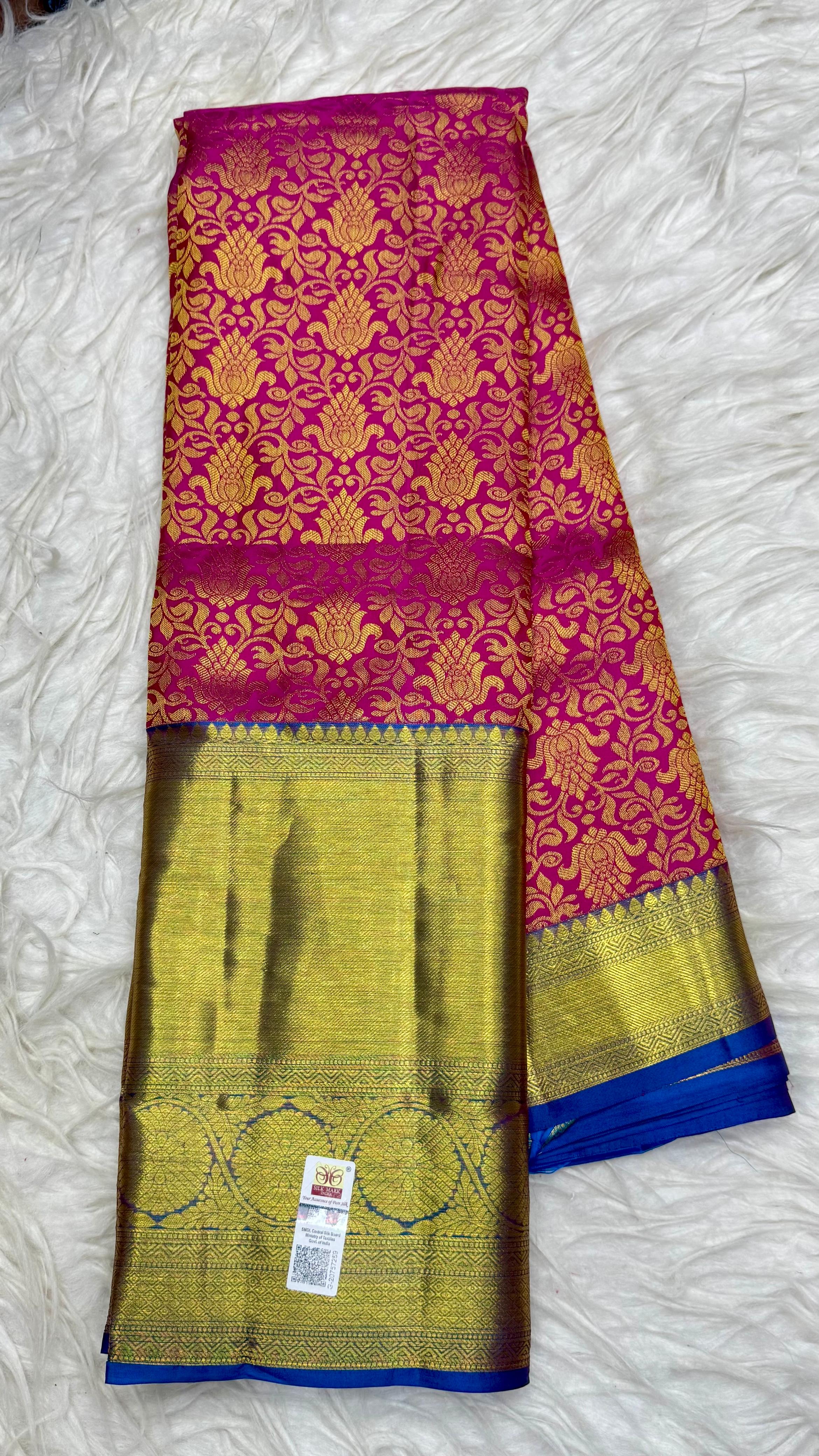 Pure Kanjivaram Pattu Saree