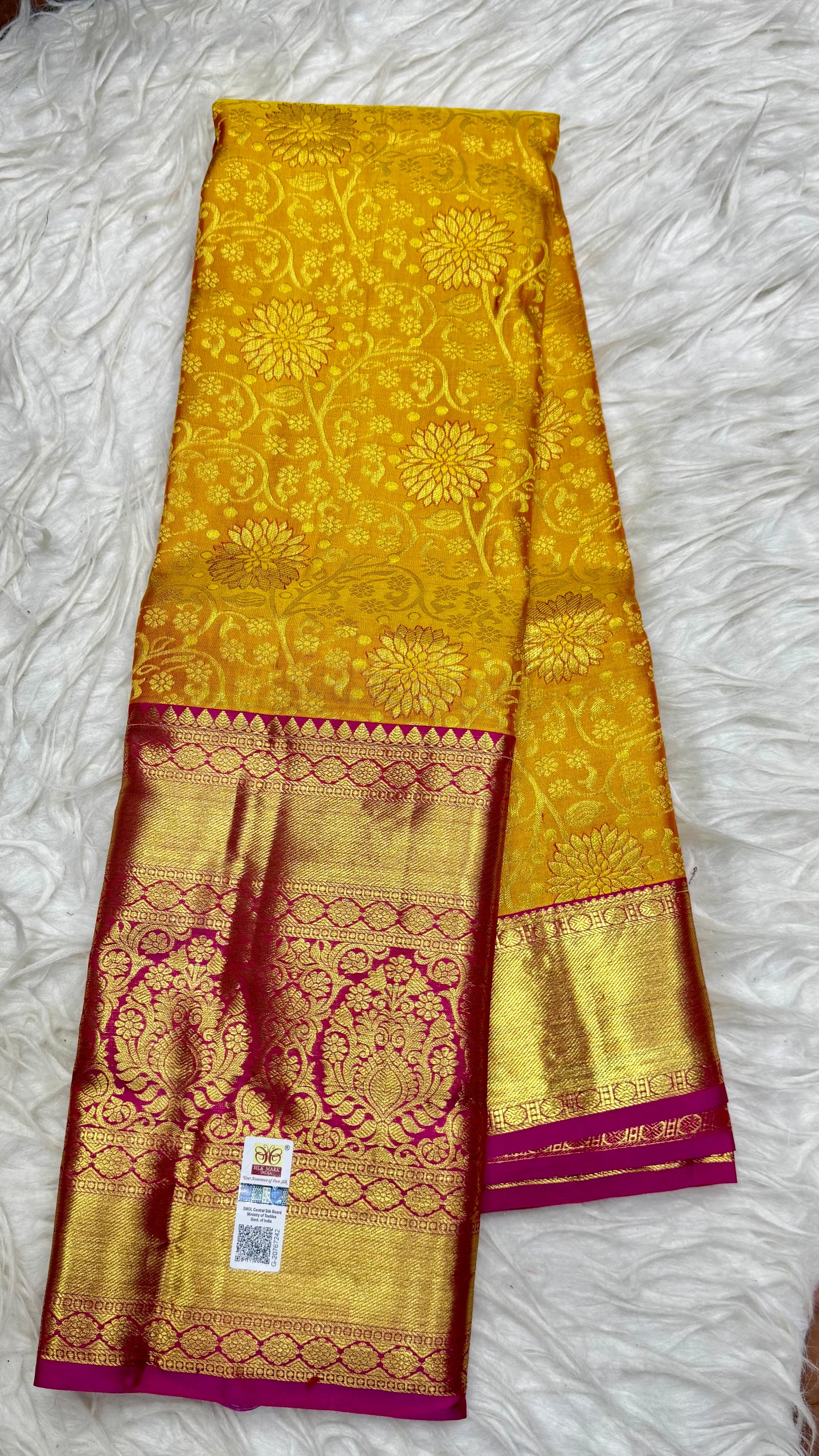 Pure Kanjivaram Pattu Saree