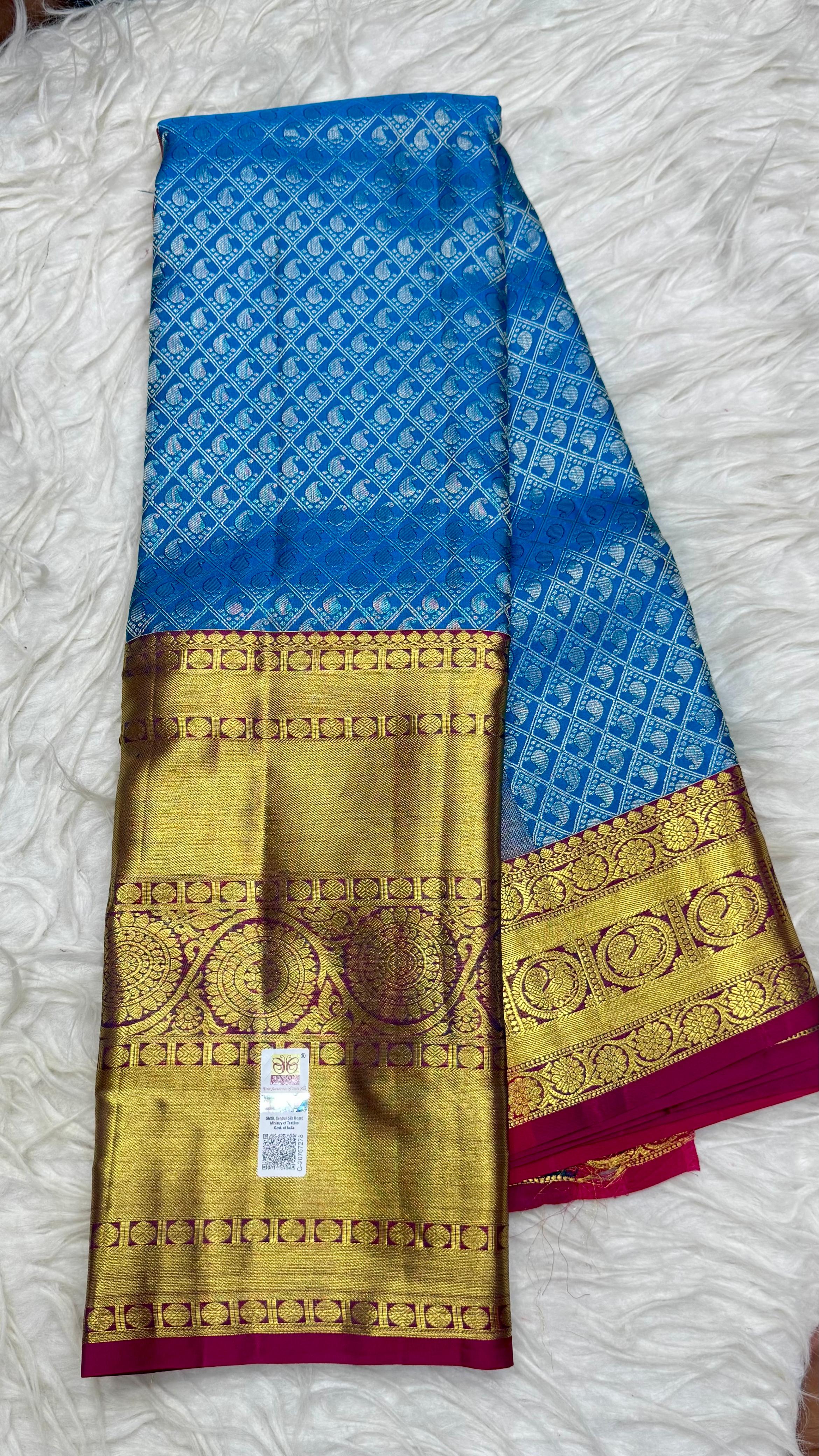 Pure Kanjivaram Pattu Saree