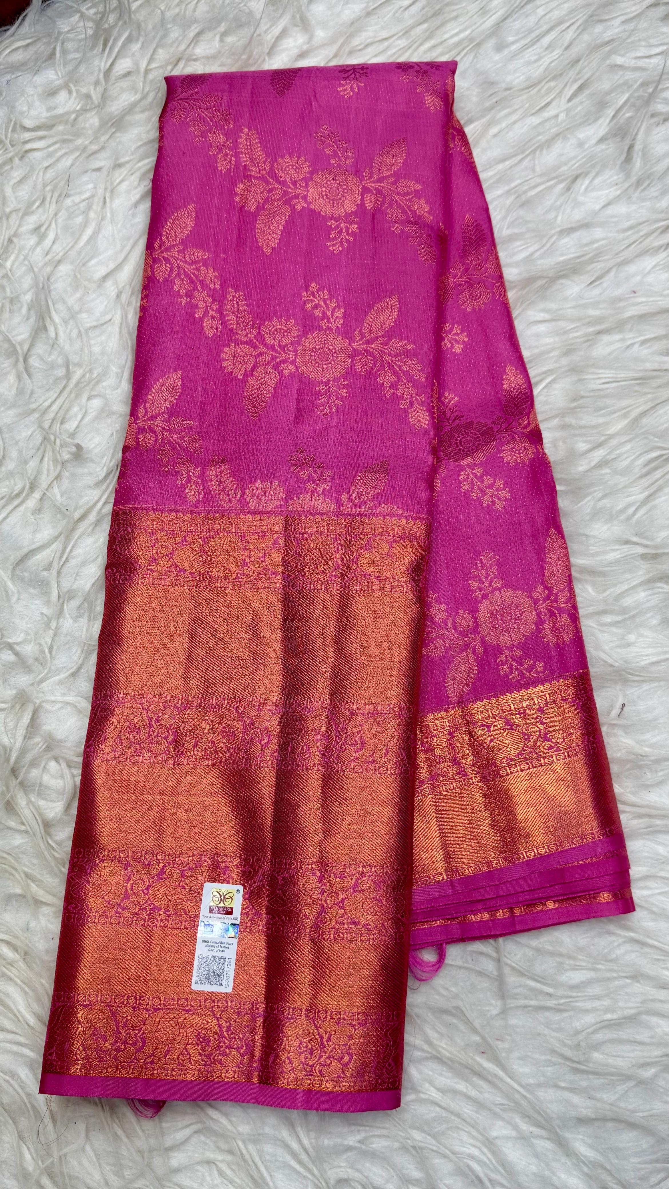 Pure Kanjivaram Pattu Saree