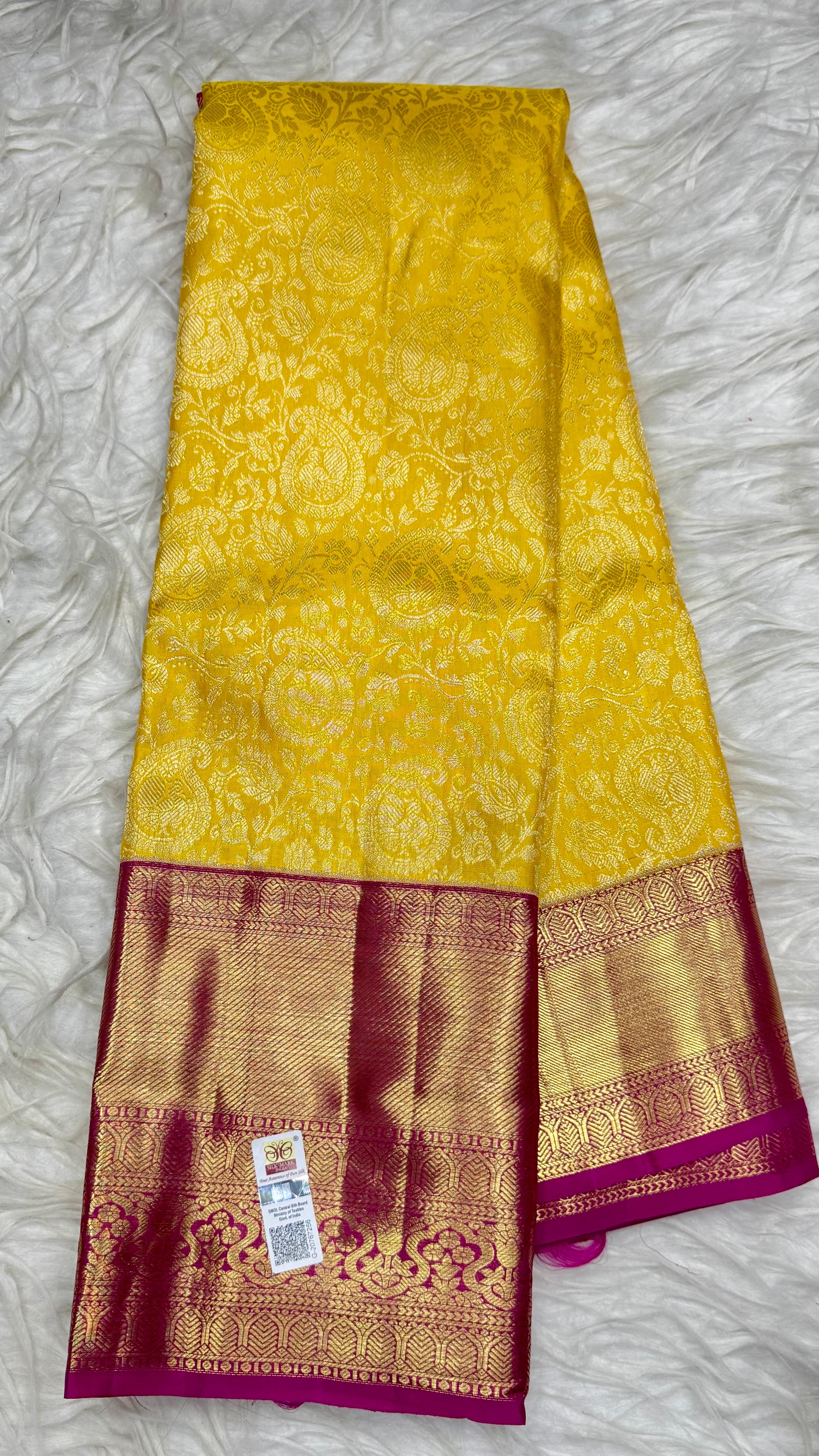 Pure kanjivaram Pattu Saree