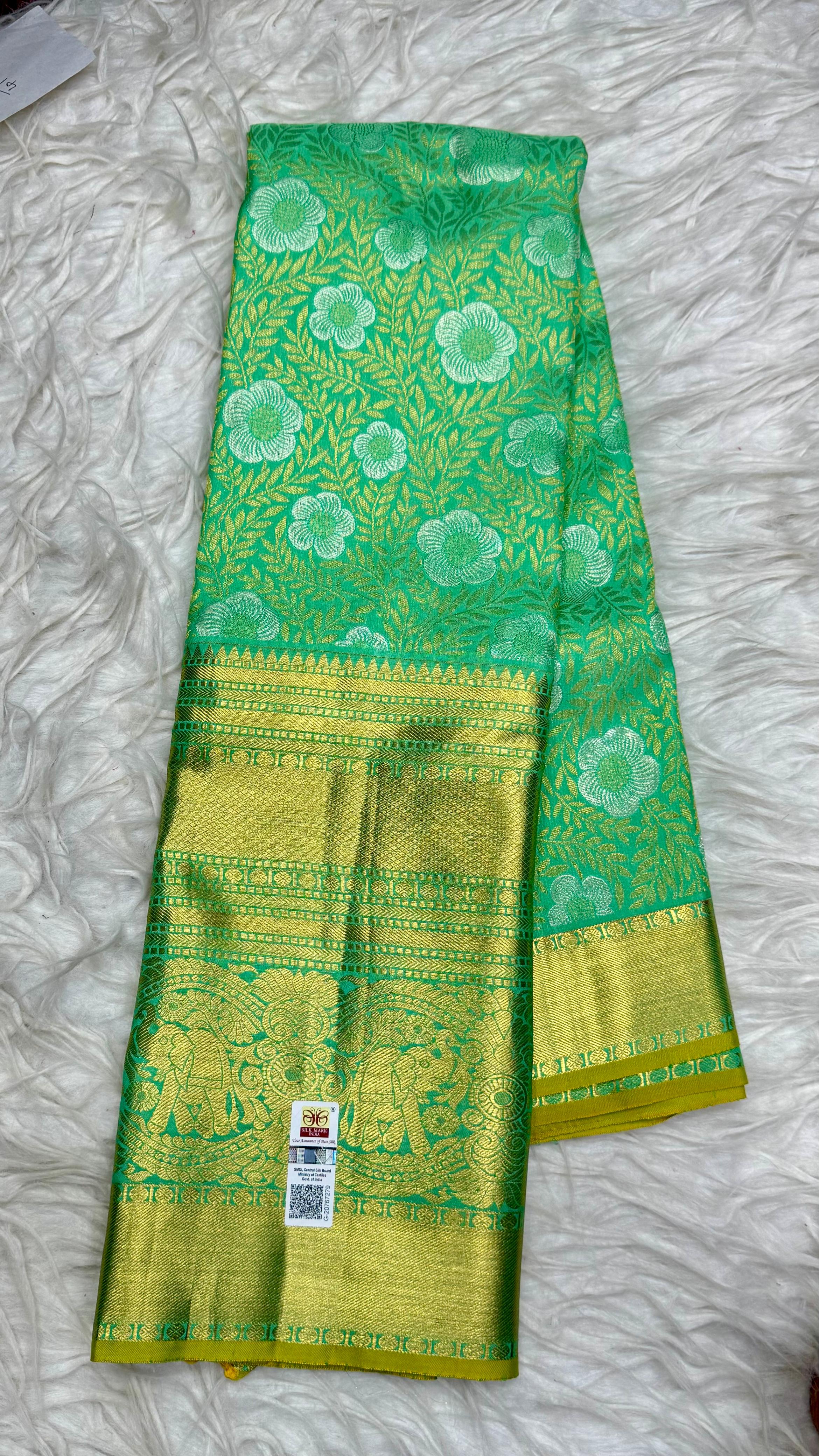 Pure kanjivaram Pattu Saree